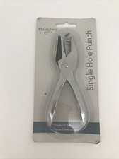Mainstays Office Single Hole Punch 1/4 Hole 5 Sheets Of Paper Only One Piece  105