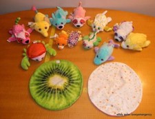 Lot of 12 Basic Fun Cutetitos Beanbag Plush Toys 9 Large 3 Mini 2 Wraps 
