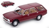 Modellauto Statisch Peugeot 504 Break 1976 Rot Modellbau Massstab 1:18