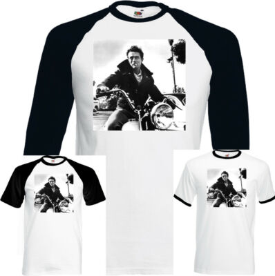 James Dean Herren Retro Motorbike T-Shirt Motorrad Bike Biker