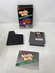 Ninja Kid (Nintendo NES) 5 screw hangtab Complete in Box cib Ships Fast