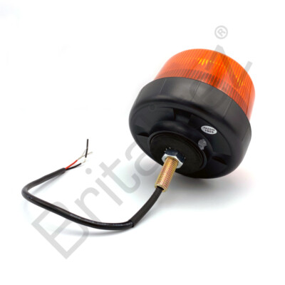 LED Sicherheitsleuchtfeuer (ECE R65, R10), 1-Bolzen-Halterung, 12 V/24 V, Strobe, gelb