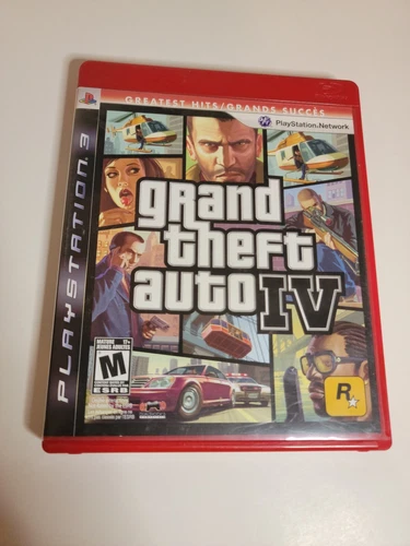Grand Theft Auto IV -- Greatest Hits (Sony PlayStation 3, 2008) w/ Map No manual