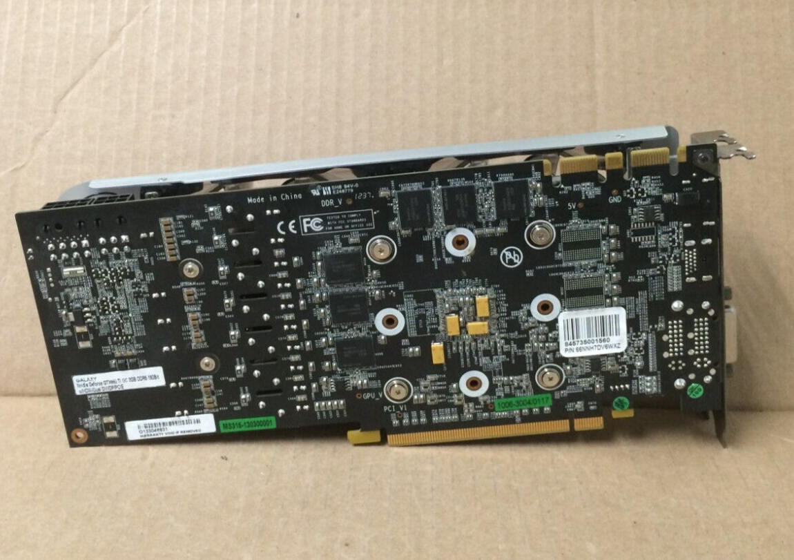 Galaxy Nividia Geforce Gtx 660 Ti GC 3GB DDR5 Graphics W/HDMI/Dual