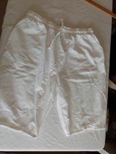 Men's Shorts Straits Size 3xl Elastic Waist White 25195
