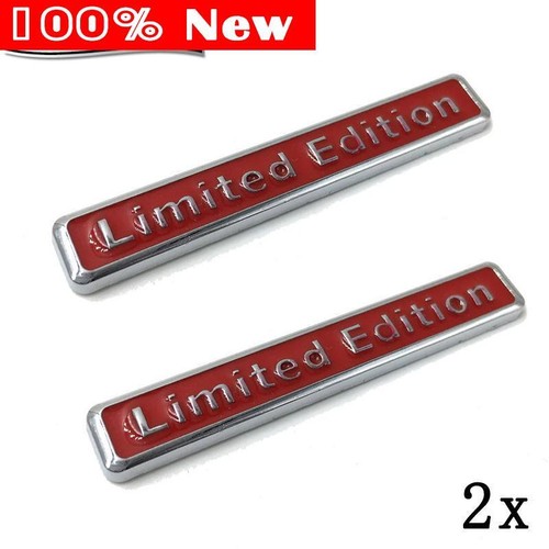 Limited Edition Emblem Badge Decal Sticker 3D Cutout Stainless Steel