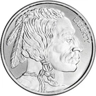 1 Oz. Silver Buffalo Round .999 (New, BU) Random Mints - Lot of 2 / Ships Now!