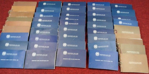 Italia - Lotto di 45 Libri Poste VUOTI - anni 70/80 anche ripetuti - ASTA !!!