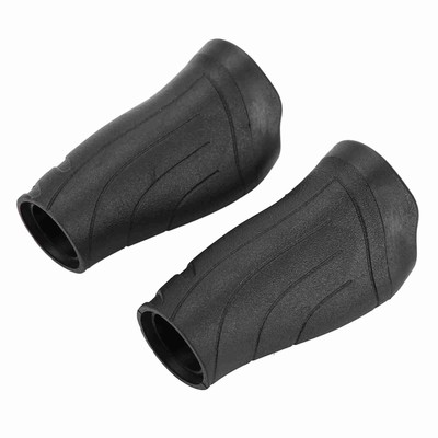 Black Short Pair)Bike Grips Bike Handlebar Grips Non-Slip Odorless