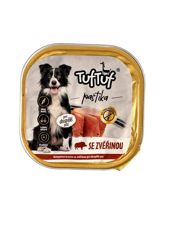 90x 300g Pastete MIX Hundefutter Rind Huhn Wild Nassfutter Aluschale Wildfleisch - Bild 2 von 4