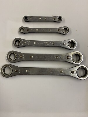 MATCO TOOLS 5 PIECE SAE RATCHETING BOX END WRENCHES | eBay
