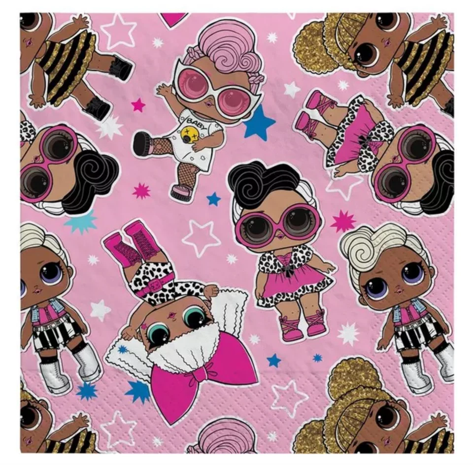 L.O.L. Sorpresa: Juego de vajilla 4-Eva juntos: taza, platos, servilleta y mantelera Foto 4 de 4