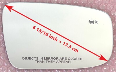 Blind Spot Mirror Glass – Passenger Side RH For 2014–2016 Buick LaCrosse