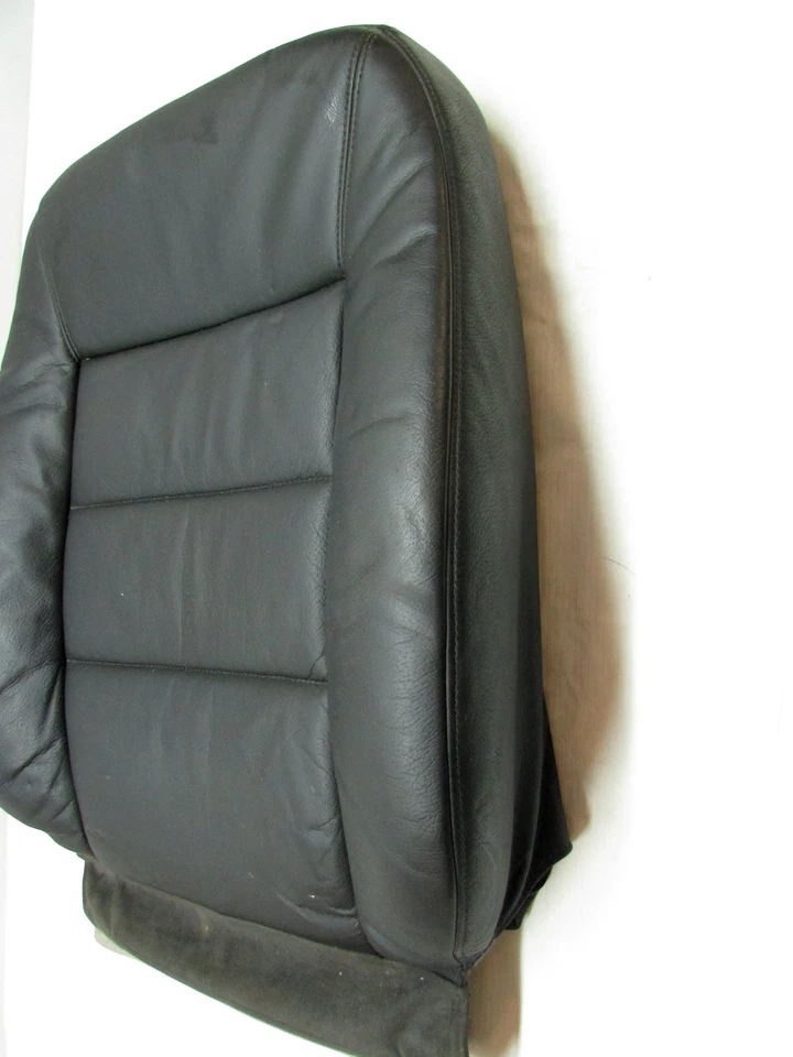 2002 AUDI A6 C5 SEAT UPPER CUSHION FRONT RIGHT BLACK LEATHER OEM 00 01 02 03 04 - Image 3 of 4