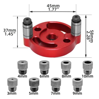 Punching Aid 3-10mm Punching Fixer Aluminum Punch Wooden Panel Splicing Side