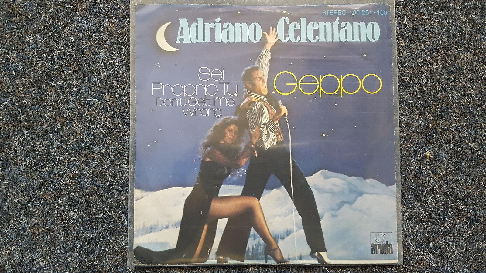 7"" Single Vinyl Adriano Celentano - Geppo/ Sei proprio tu