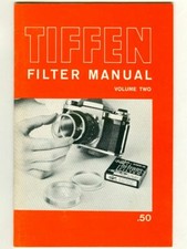 Vintage 1964 TIFFEN FILTER MANUAL Rare Tiffen Filter  Lens Guide Booklet Vol 2