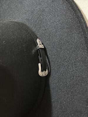 NWT Anthropologie Buckled Wool Western Rancher Hat Anthropologie Buckled Wool Rancher Hat, Black | eBay main image 4