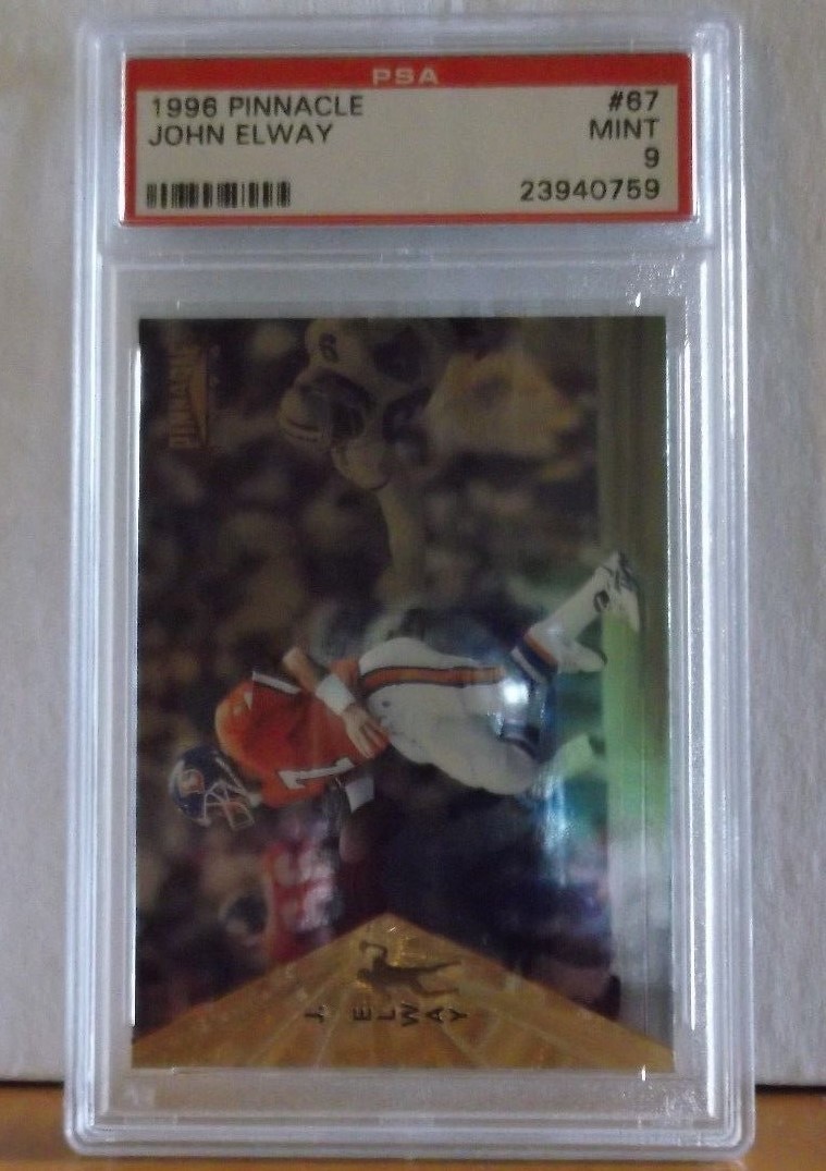 1996 Pinnacle #67 - JOHN ELWAY - PSA 9 Mint HOF