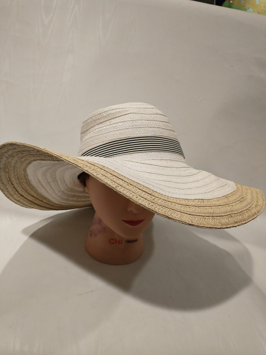 Betmar Lora Braided Wide Brim Womens Summer Hat Paper Floppy One