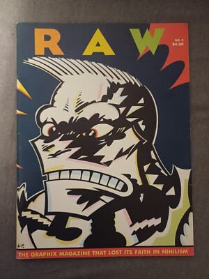 RAW  VOL. 1 # 3 THE GRAPHIX MAGAZINE 1ST Print ART SPIEGELMAN 1981 includes Maus