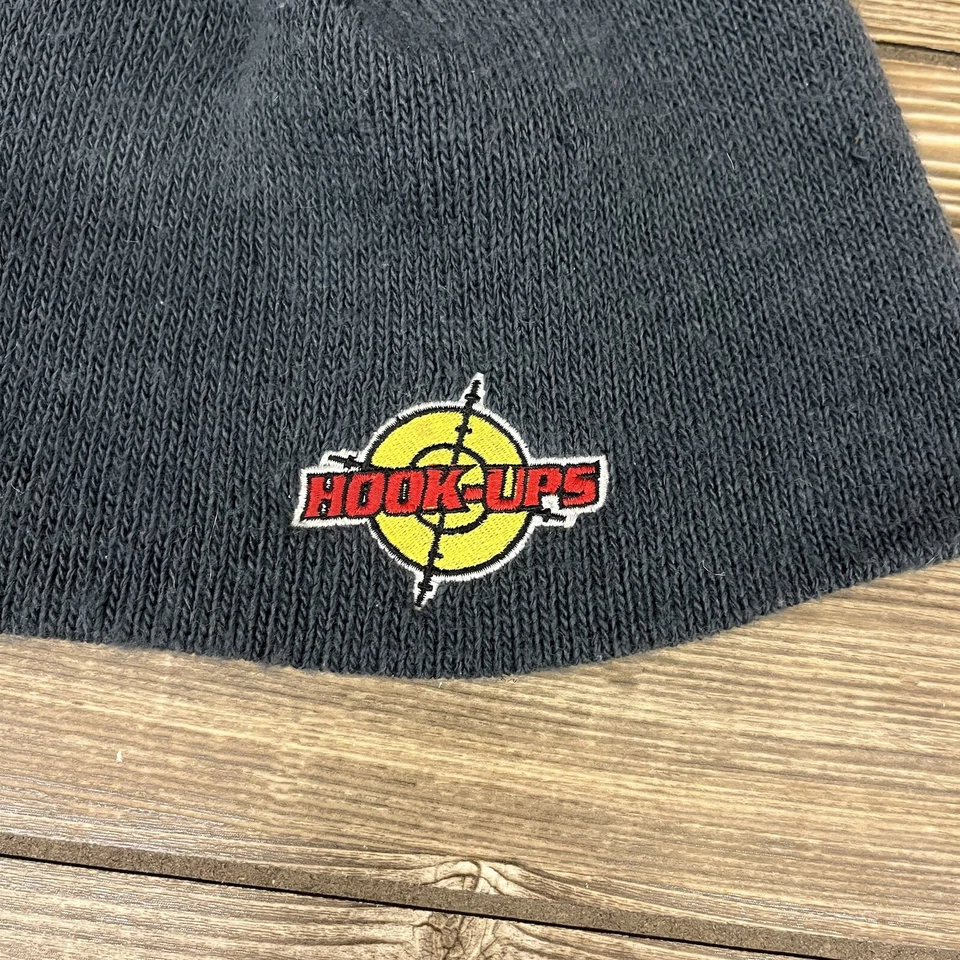 De colección Ganchos Patinetas Gorro Calavera Gorra Sombrero Gris Bordado Años 90 Y2K Foto 3 de 4