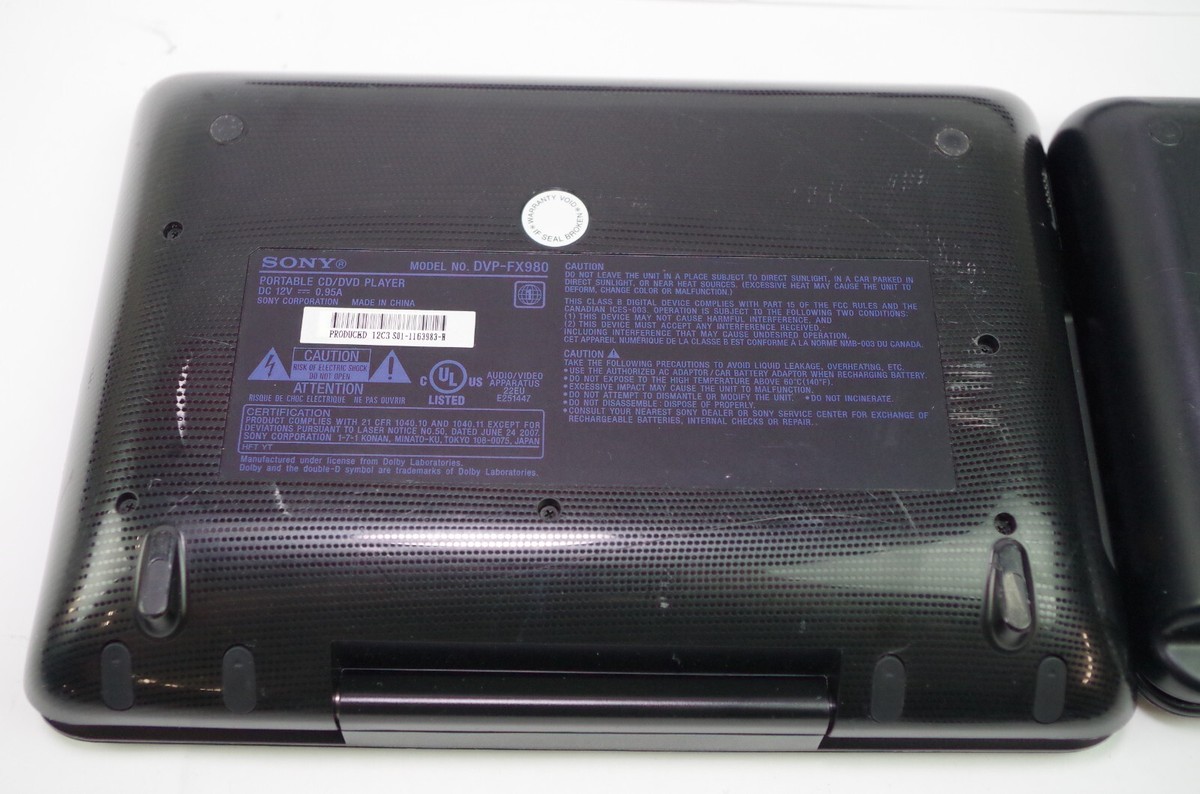 Lot of 5 Sony DVP Series Portable DVD Player Various Screen Sizes