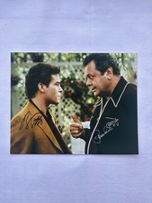 Ray Liotta Paul Sorvino Signed Goodfellas Poster 8x10 with COA