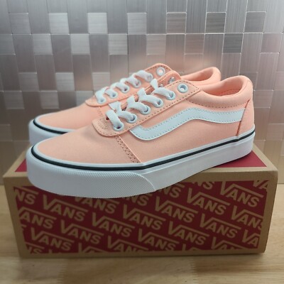 Vans Womens Ward Tropical Peach Skate Shoes Size Easter
