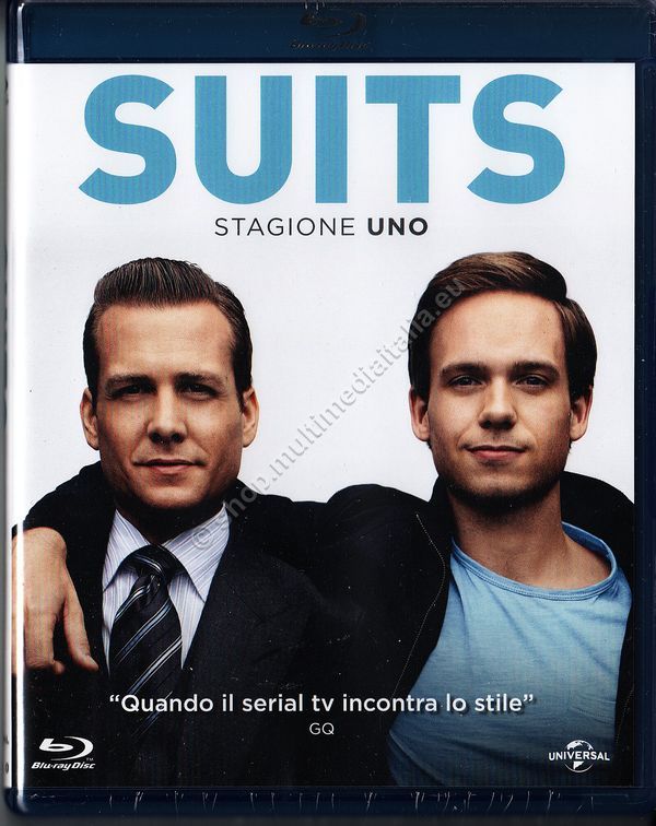 SUITS STAGIONE 1 - COFANETTO 3 BLU RAY DISC NUOVO!