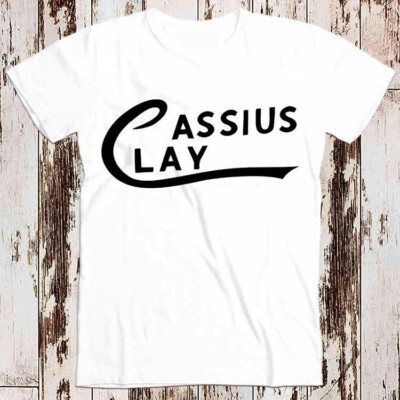 Cassius Clay Tribute Ali Sonny Liston Boxen GYM Bestseller T-Shirt Musik 8503