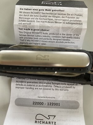 Klassiker Von Morgen Richartz Knife 