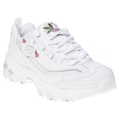 skechers white chunky trainers