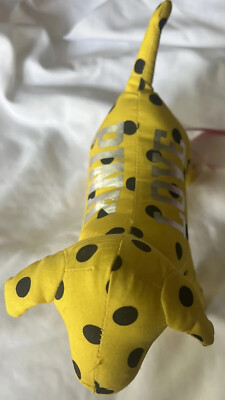 PINK Victoria's Secret Plush Mini Dog Yellow Polka Dot Spot Lab Love  2010