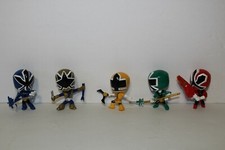 Alien Outer Space mini lot of 5 grey plastic, PVC Figures Vintage