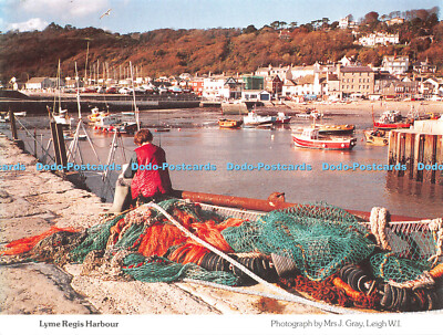 D104596 Lyme Regis Hafen. Frau J. Grau. Dorset Federation of Women Institutes