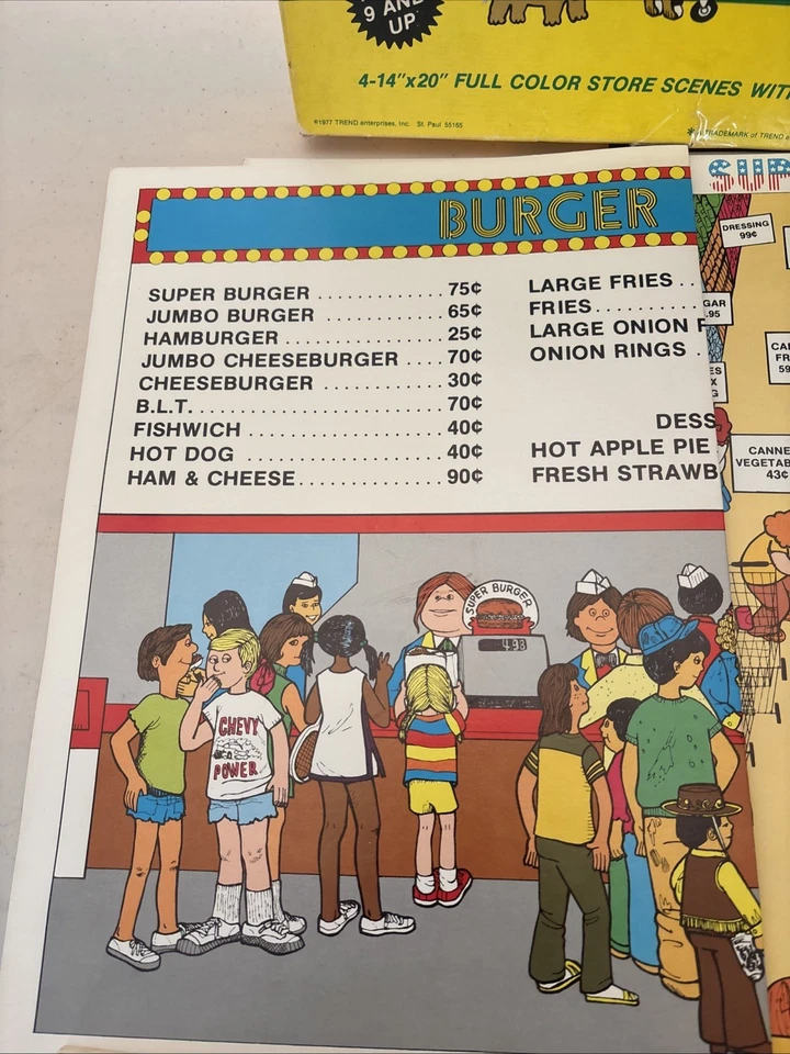 Vintage "Let's Go Shopping" Game by Trend Enterprises - 1977 Edition Educational - Image 2 of 4