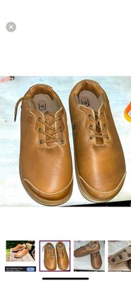 Nice She ll Beach Strut Men s Shoes 10 excellent condition Laceup Leather Tan