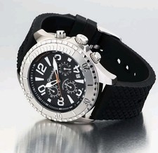 Gigandet Men Analog Japanese Quartz Watch with Silicone Strap 4VNAG23NE/002,Blac