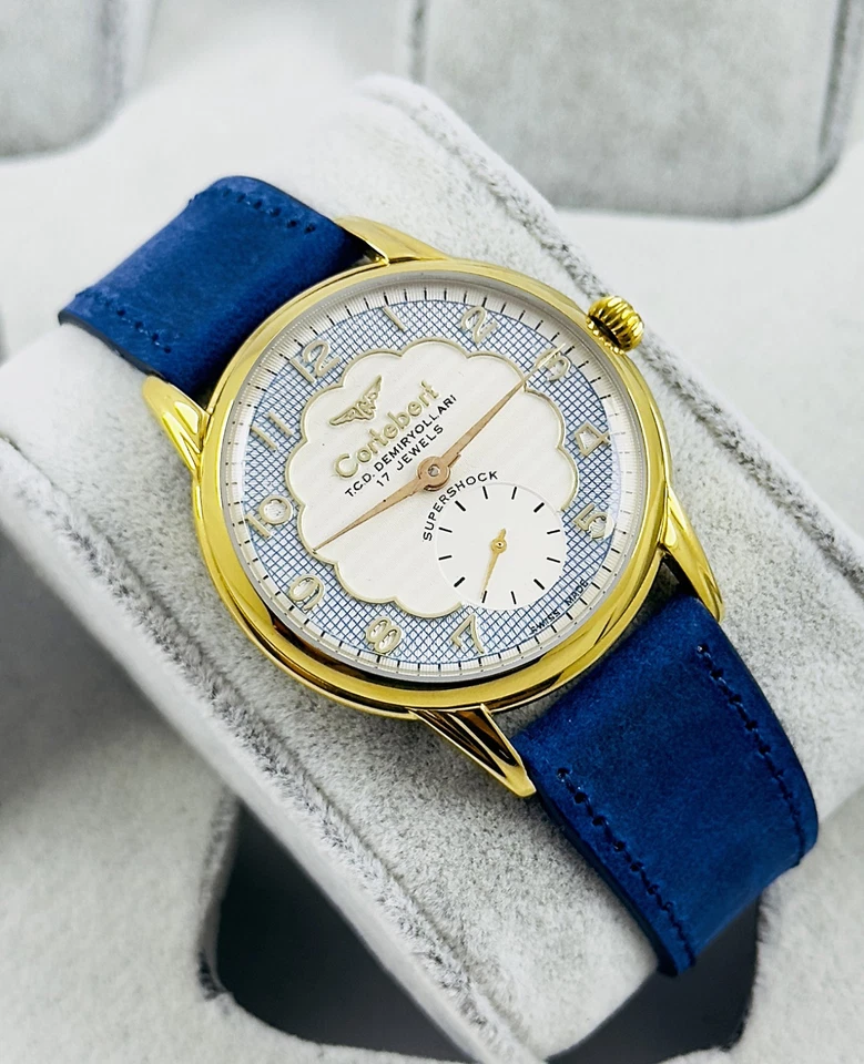 Vintage Cortebert Mechanical Men Wristwatch Hand Winding - Image 2 of 4