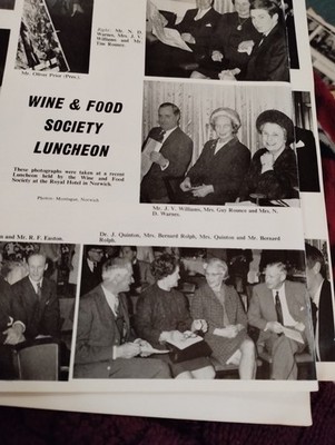 Sk260 Ephemera 1967 Bild Norwich Dr Mrs J Quinton Herr Mrs Bernard Rolph 