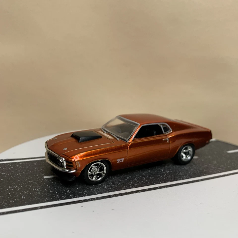 M2 Machines Auto-Drivers 1970 Ford Mustang Boss 429 Fastback Orange 1:64 NM - Image 2 of 4