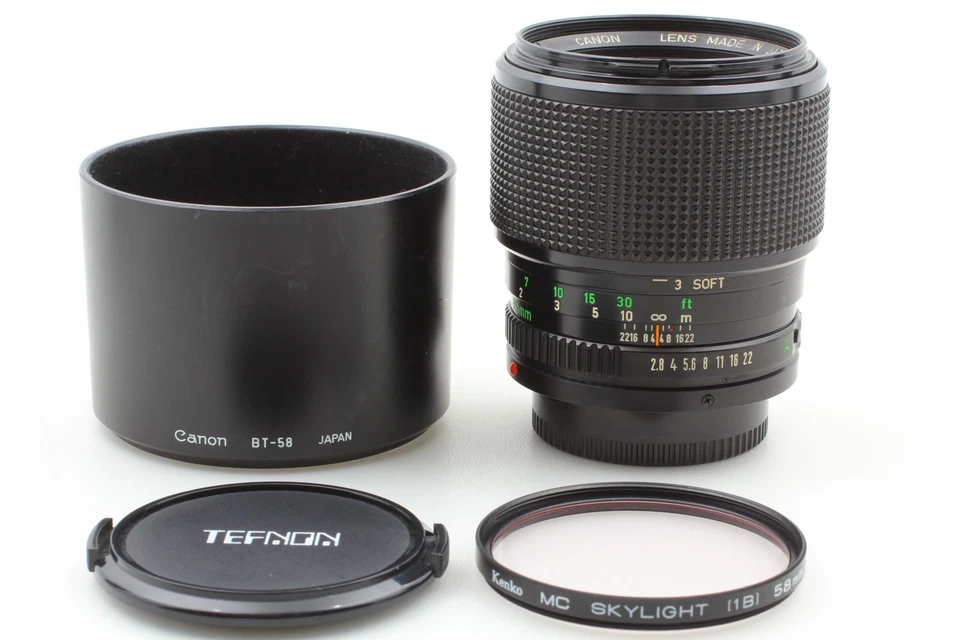 [ Near MINT w/ Hood ] Canon New FD NFD 85mm F/2.8 MF Lens FD Mount From JAPAN - Image 4 of 4