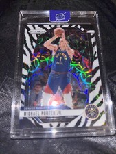 2024-25 Panini Prizm Michael Porter Jr. #29 Zebra Print SSP Nuggets Case Hit