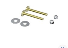 PROFLO PFC8110RWLA 1/4" x 2-1/4" Brass Closet Bolt Double Round