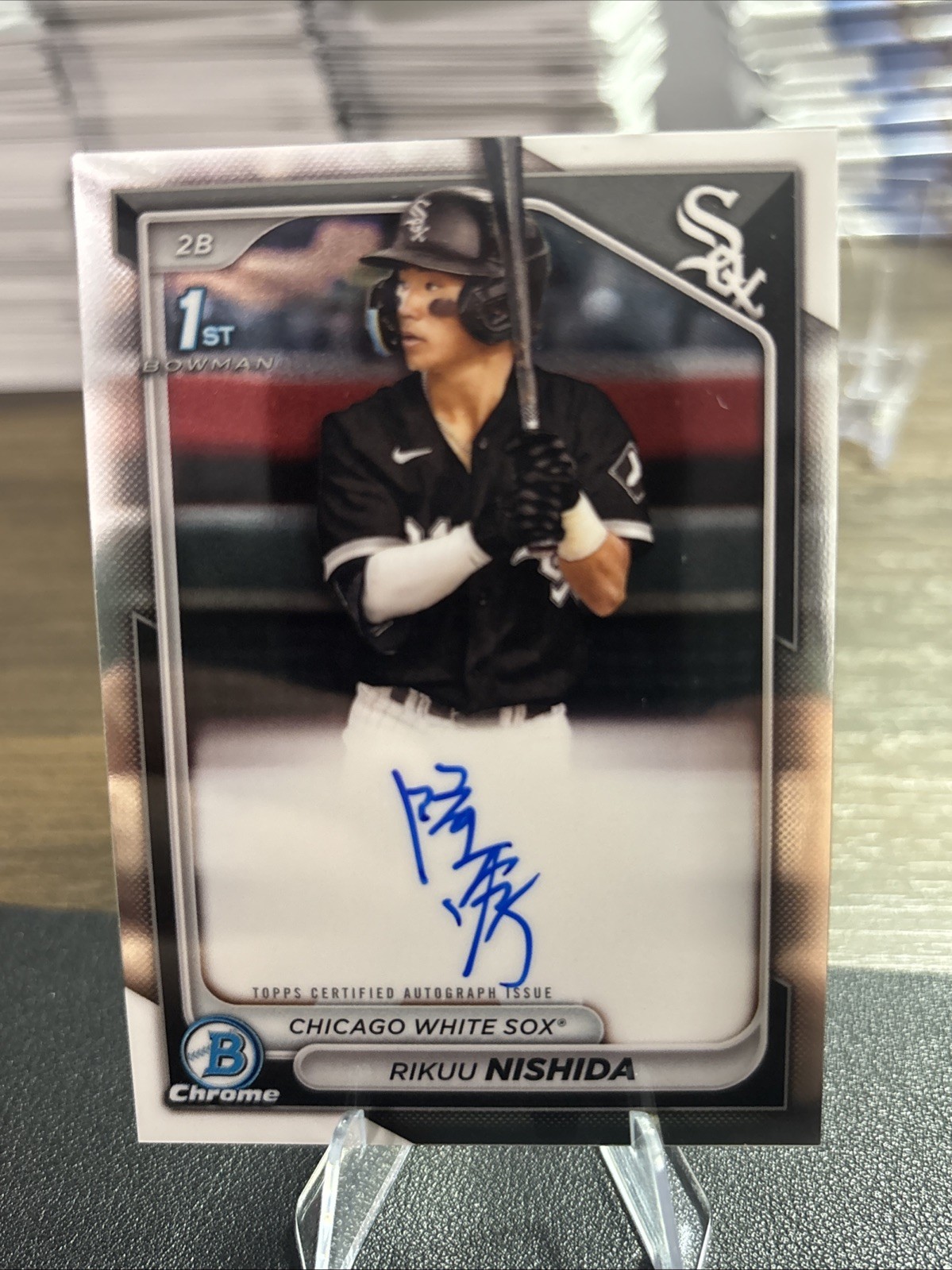 2024 Bowman 1st Chrome Prospects Auto Rikuu Nishida