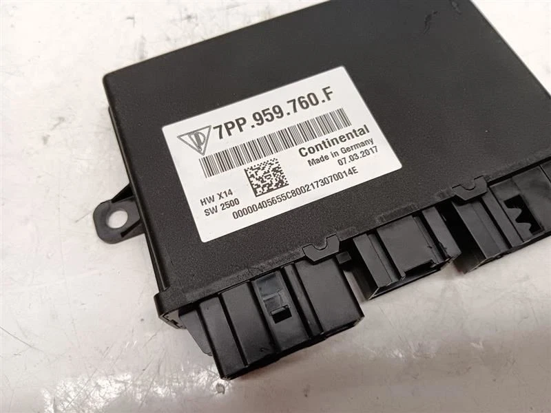 Unidad de control del módulo de asiento delantero Porsche Macan 15-18 7pp959760f Foto 2 de 4