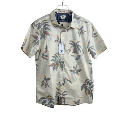 Vissla Mysto Crypto Eco Button Up Shirt Men's Size L NWT
