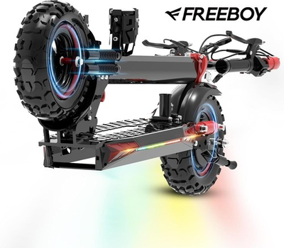 #ad Freeboy Electric Scooter 48v 1200W For Adult 11quot;Off Road Fat Tires Fast Speed US $487.98