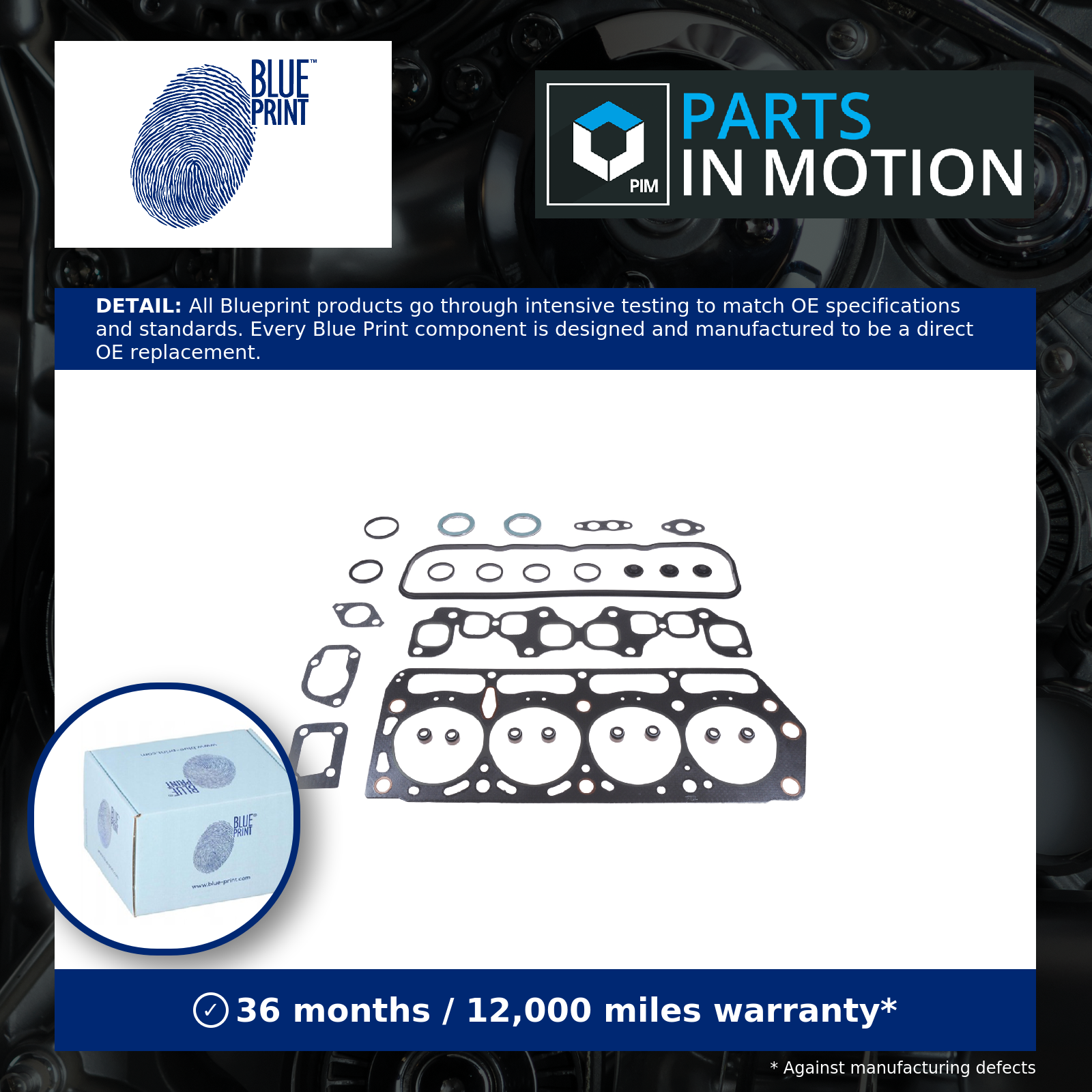 Head Gasket Set ADD66218 Blue Print 0411272010 0411272011 0411273020 0411273021